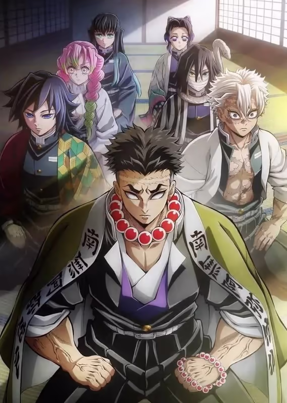 Клинок, рассекающий демонов: Тренировка столпов